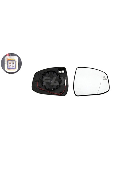 RapidAuto Geam oglinda exterioara cu suport fixare Ford Focus 3, 12.2010-08.2...