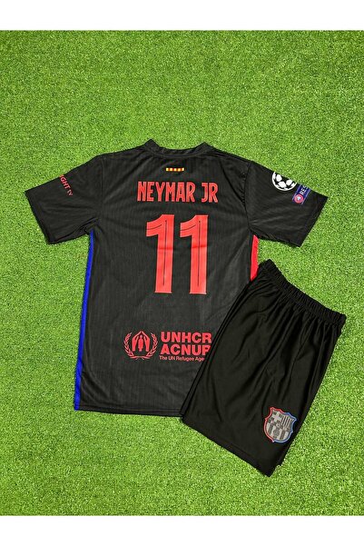 Ronson Barcelona Yeni Sezon NEYMAR JR. Çocuk Forması (BLACK)