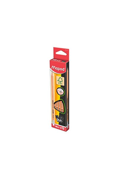 Maped Creion cu gumă Black'Peps HB FSC