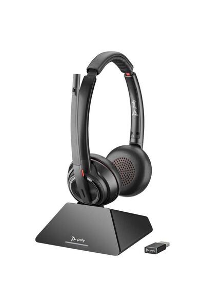 Poly Căști wireless Savi 8220 UC, Bluetooth, certificate Microsoft Teams, mic...