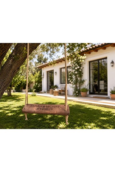 LumenHomes Kişiye özel Özelleştirilebilir ahşap salıncak