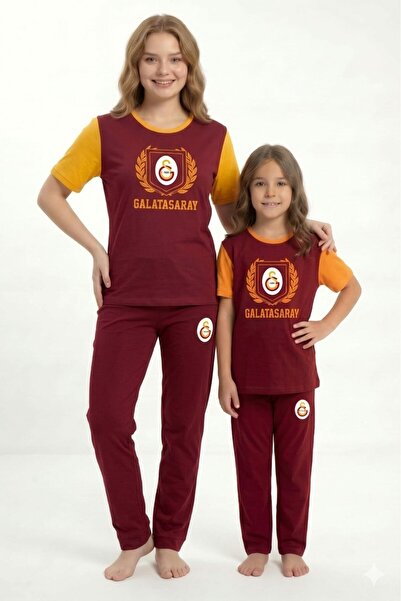 Galatasaray Mother Daughter Pajamas Short Sleeve O-Neck Sets Sold Separately ...