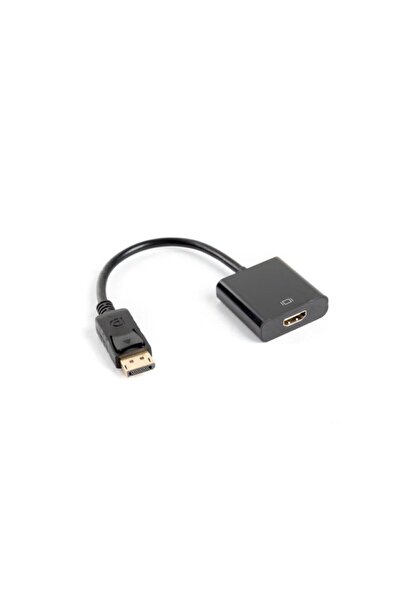 Lanberg Adaptor DisplayPort tata la HDMI mama, 10cm, AD-0009-BK, 0.15 m