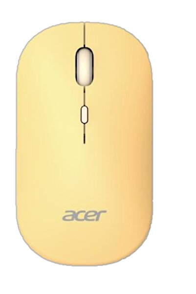 ACER Mouse optic AMR130, USB-A, Wireless, Bluetooth, Galben