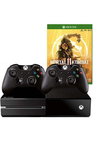 MICROSOFT Consola Xbox One 1TB + 2 Controllere Second-Hand + Joc Mortal Komba...
