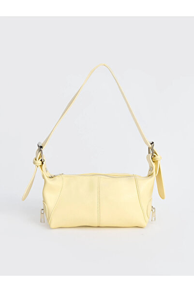 LC Waikiki Yellow Leather Look Women's Shoulder Bag