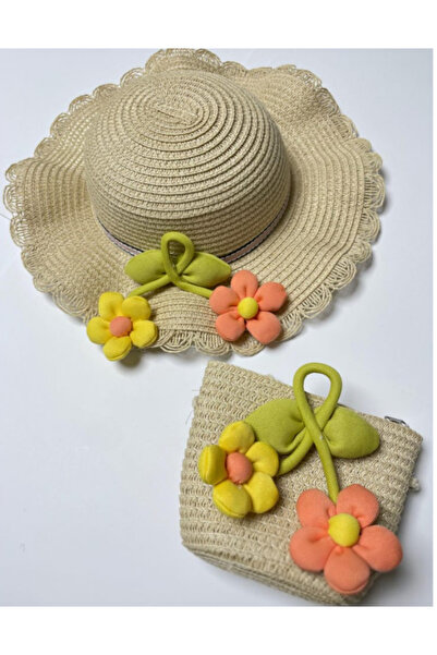 Millacom Children's Straw Hat and Bag