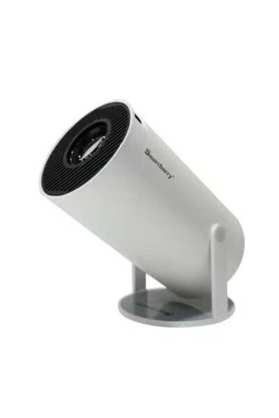 SmartBarrier Smartbarry 4K 1080P Mini Smart Projector with WiFi & Bluetooth –...