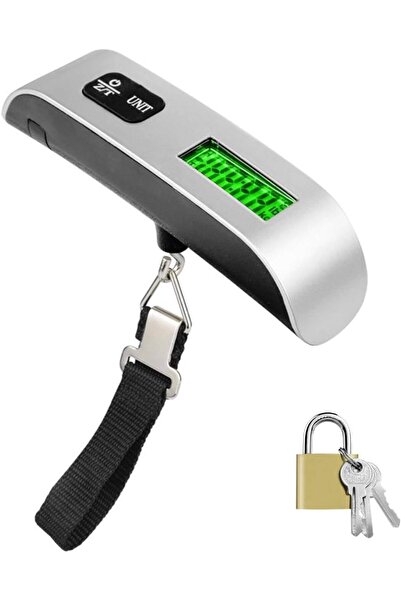 Moment Digital Hanging Luggage Scale Portable Handheld with Small Key Lock fo...