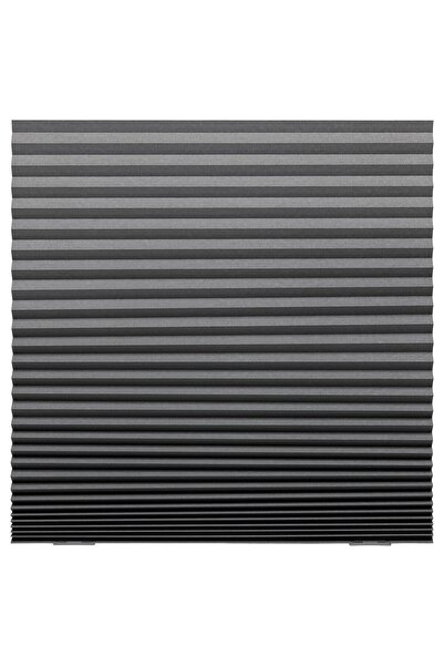 IKEA SCHOTTIS Block-out pleated blind, dark grey, 100 x 190 cm