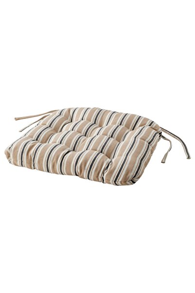 IKEA VATTENMOTT Chair cushion, beige, 40 x 38 x 5.0 cm
