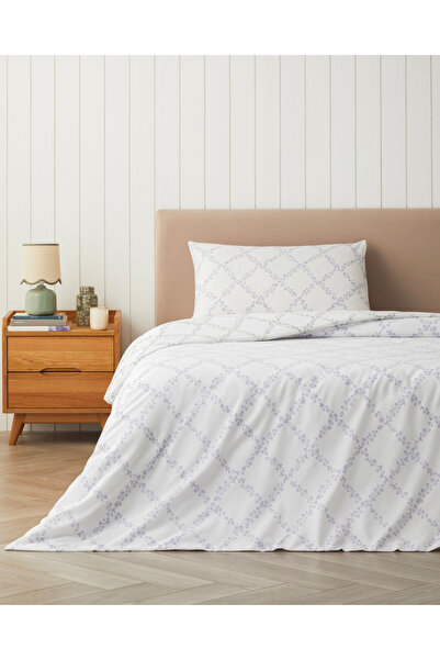 English Home Garden Lattice Kolay Ütülenir Tek Kişilik Nevresim Takımı 160x22...