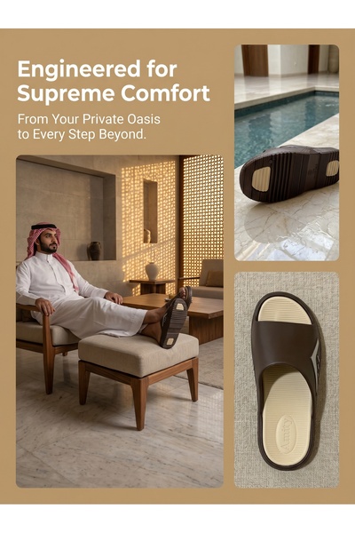 Khayrat Slipper Local Saudi Made Quality Slides - Versatile Summer Slippers -...