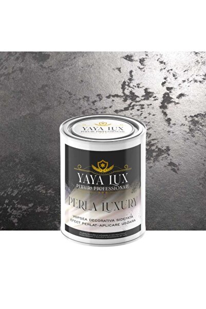 YaYa Color Vopsea Decorativă Perla Luxury Negru 2,5 L cu fulgi perlați