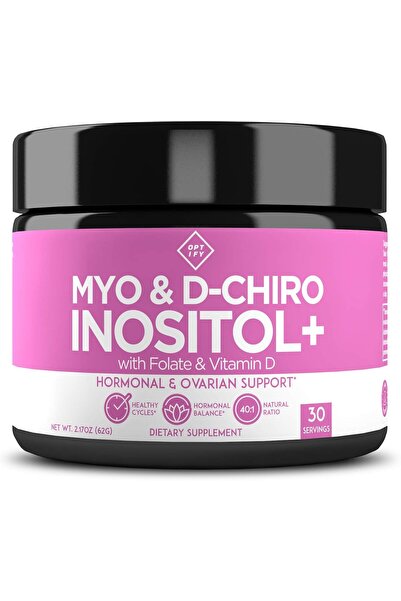 Optifit Optify Myo-Inositol & D-Chiro Inositol Supplement for Women | 40:1 Ra...