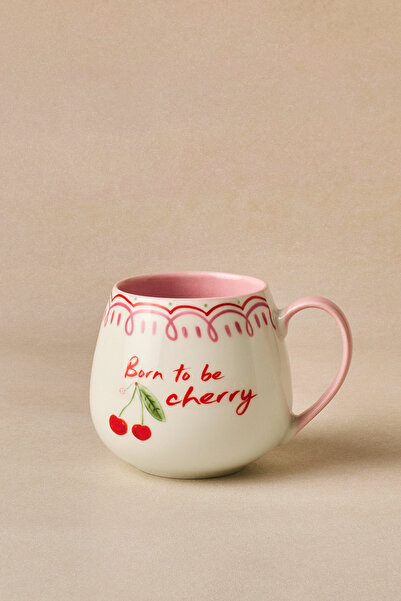 Karaca Cherry Time Kupa 355 ml Pembe