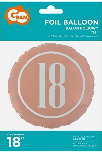 Godan Folie de balon 18-stka roz-aurie