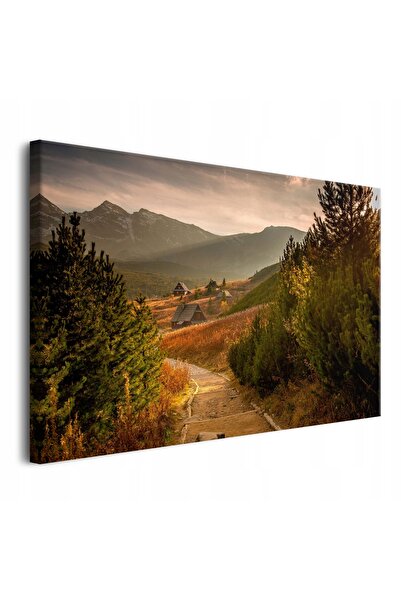 Naklejkomania Tablou pe panza, pentru camera de zi, decor mural, Valea Gąsien...