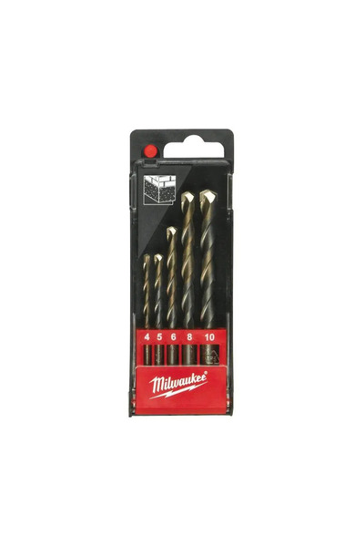 Milwaukee Set de burghie pentru beton 5 bucăți. 4-10mm