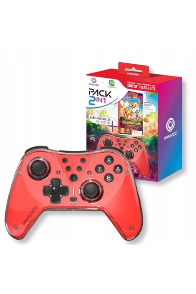 Kraft&dele Gamepad Oniverse Astralite Mira Roșu pentru PC, Nintendo Switch, A...