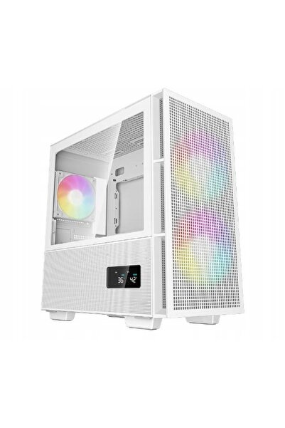 Kraft&dele Carcasă PC DeepCool CH360 Digital Micro ATX cu fereastră, albă