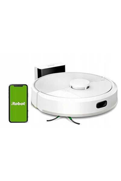 iRobot Roomba Robot aspirator 105 Combo cu funcție de spălare și mapare, alb