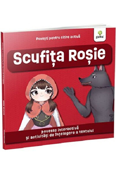 Editura Gama Scufita Rosie. Poveste interactiva si activitati d