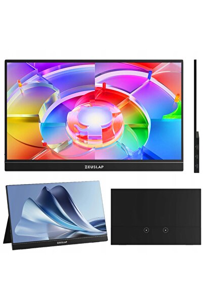 ZEUSLAP Monitor portabil LED ZP156K 15,6'' Full HD IPS 120Hz 3ms Difuzoare