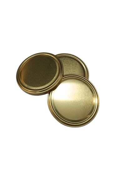 OEM Set 50 capace metalice cu filet pentru borcane, FI 89 mm, diferite culori