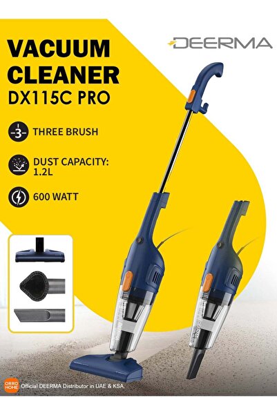 Deerma Vacuum Cleaner, Light Weight Handheld, 15kPa Suction, Three Brush Head...