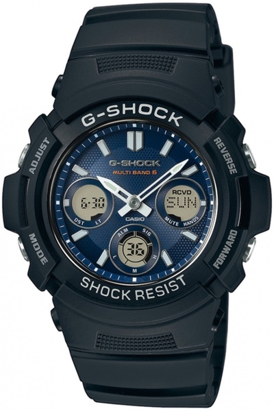G-SHOCK Ceas sport bărbătesc AWG-M100SB-2AER albastru marin