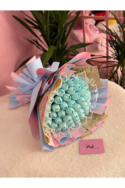 pink collection Özel gün lale buketi