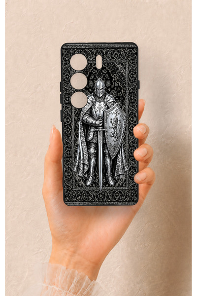 Vip Case Tcn Camon 40 4G Uyumlu Şövalye Desenli Silikon Kılıf