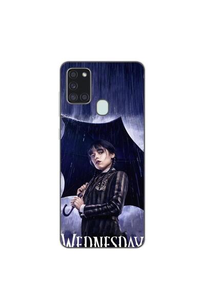 OEM Husa compatibila cu Samsung Galaxy A21s Silicon Gel Tpu Model Wednesday U...