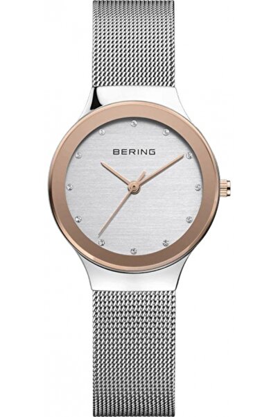Bering ceas de damă 12929-060 — argintiu, clasic la modă, stil bijuterie
