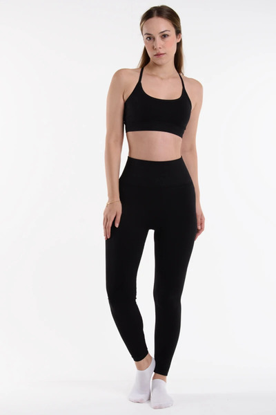 Leepsy Sahira Viora Seamless Sports Leggings Gathered Hip Lifting Women's Swe...