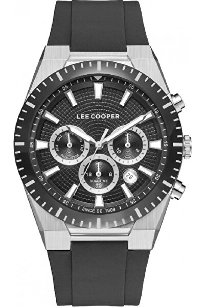 Lee Cooper Ceas de modă pentru bărbați LC08088.351 — negru