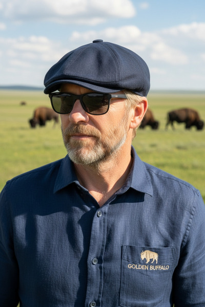 Golden Buffalo Anatolian Cotton Relax Fit 8 Piece Summer Scottish Cap Beret Hat