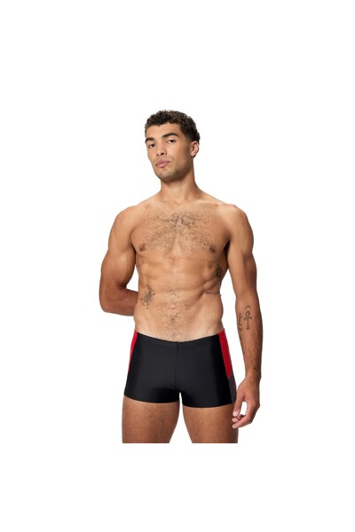 SPEEDO Dive Aquashort Black-Red Erkek Mayosu