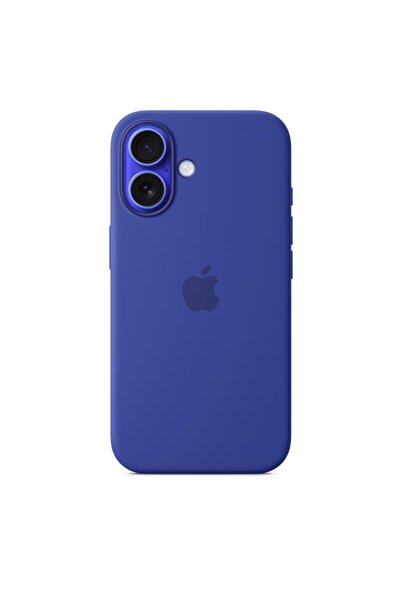 Apple Husă de silicon pentru iPhone 16 cu MagSafe - Albastru Ultramarin