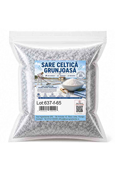Top Ingrediente Келтска едра сол - Произход Франция - 250гр