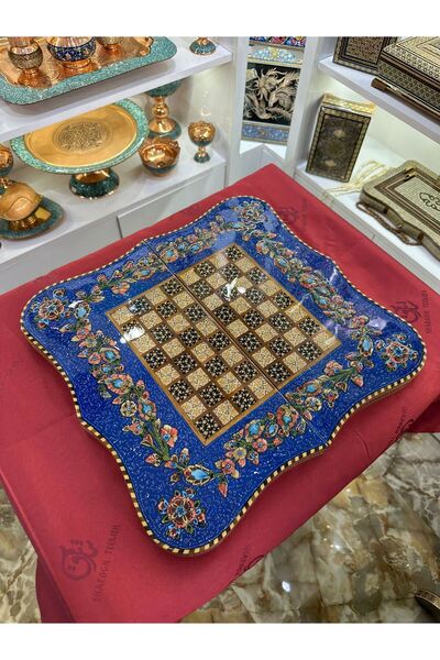 cyrus handi crafts lüks tavla ve satranç hatem 40 CM