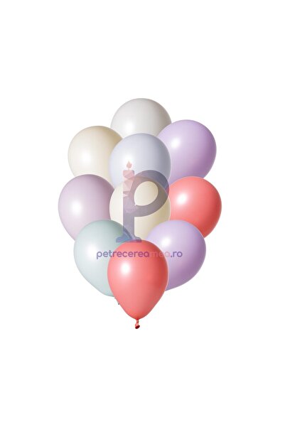 MP Mirific Party Set de 25 baloane din latex, pastel, 12,5 cm