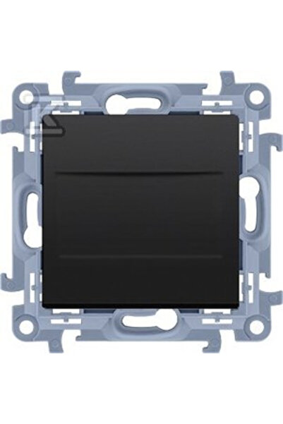 Kontakt-Simon Capac cadru, Kontakt-Simon, Plastic/Metal, Negru/Argintiu