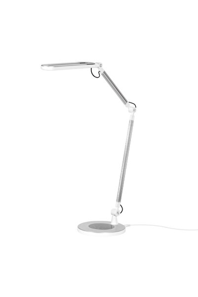 Kaja Lampă de birou argintie ALETTE, reglare culoare 3000 – 6000K 910LM KK-BL...