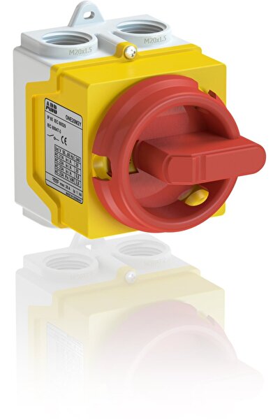 ABB Întrerupător de izolare în carcasă 2P 400V AC22 20A IP67 carcasă din plas...