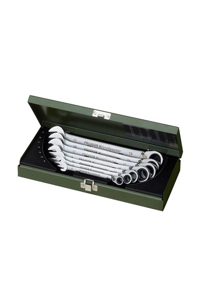 Proxxon Set chei combinate cu clichet 10-19mm 6 bucăți (PR23124)