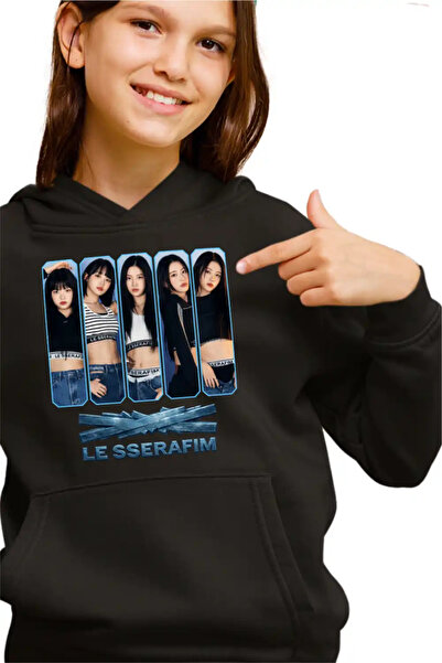 OEM Παιδικό Κοριτσίστικο Φούτερ Le Sserafim Kpop Bts Εμπορεύματα Πάρτι