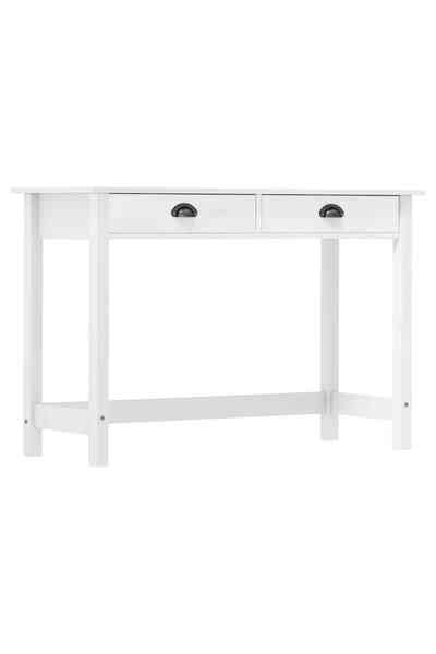 vidaxl Masă consolă Hill cu 2 sertare, 110x45x74 cm, lemn masiv pin
