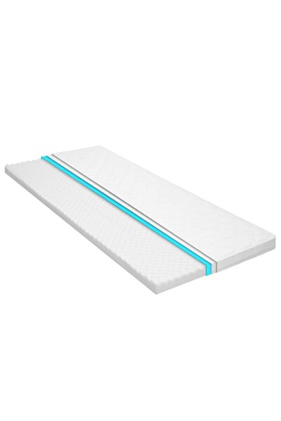 vidaxl Suprasaltea, profil ou, cu spumă rece, 6 cm, 90 x 200 cm